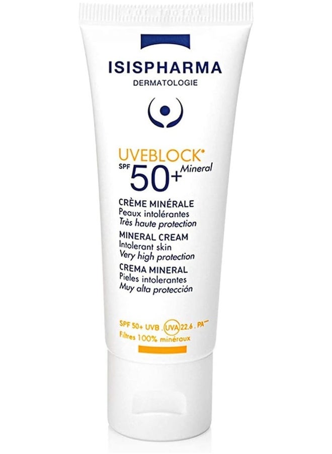 ISISPHARMA UVEBLOCK SPF50+ Mineral Cream 40ml