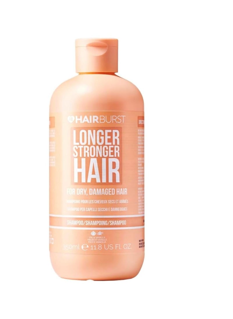 Shampoo For Dry & Damaged Hair — Moisture Locking, Breakage Reducing, Colour Protecting - Enriched with Vitamin B5, Almond Oil & Fig Extract - Silicone Free UK Made