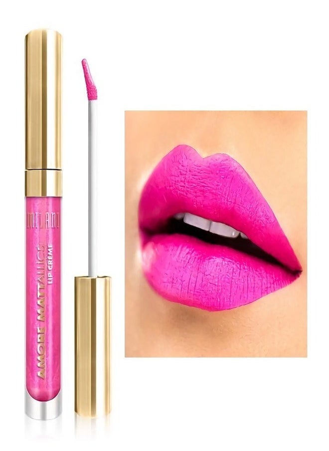 Milani Stellar Lights Holographic Lip Gloss # 05 Fluorescent Fuchsia – High-Shine, Multi-Dimensional Finish | Lightweight, Non-Sticky Formula | 6ml