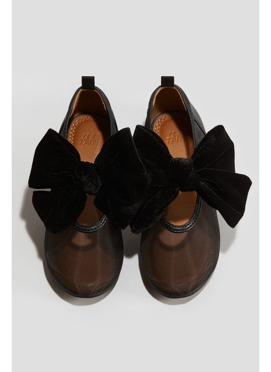 Bow-Detail Ballet Pumps