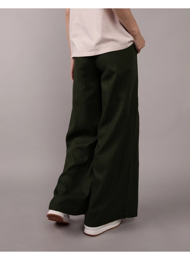 AE Linen-Blend Pull-On Pant