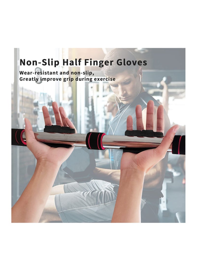 Palm Sports Weightlifting Gloves - XL Workout Gym Grip Pads for Men & Women, Protective Rowing Gloves for Powerlifting, Cross Training, and Cycling Fitness.