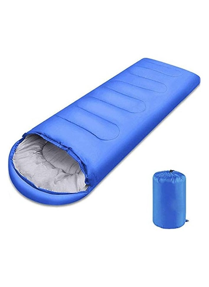 180CM bag length, cap is 30CM long Outdoor Camping Summer Camping Sleeping Bag Lunch 200g Envelope Hooded Sleeping Bag