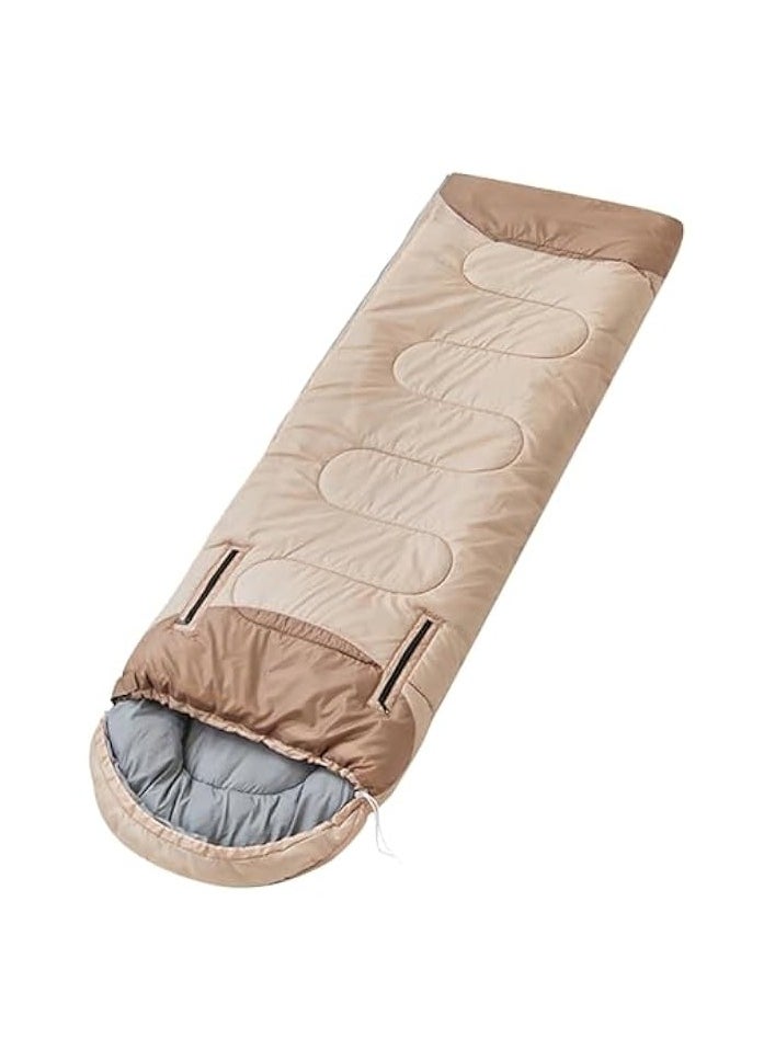 Camping Sleeping Bag Wearable Large Sleeping Bags with Arm Zipper Holes Hollow Cotton Filling Cold Weather & Warm Sleeping Bag for Camping Hiking Backpacking Outdoor Travel