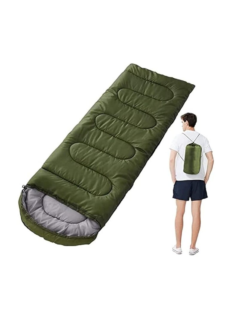 Sleeping Bag Ultralight Camping Waterproof Sleeping Pad Thickened Winter Warm Folding Sleeping Bag Adult Outdoor Tent Sleeping Cushion