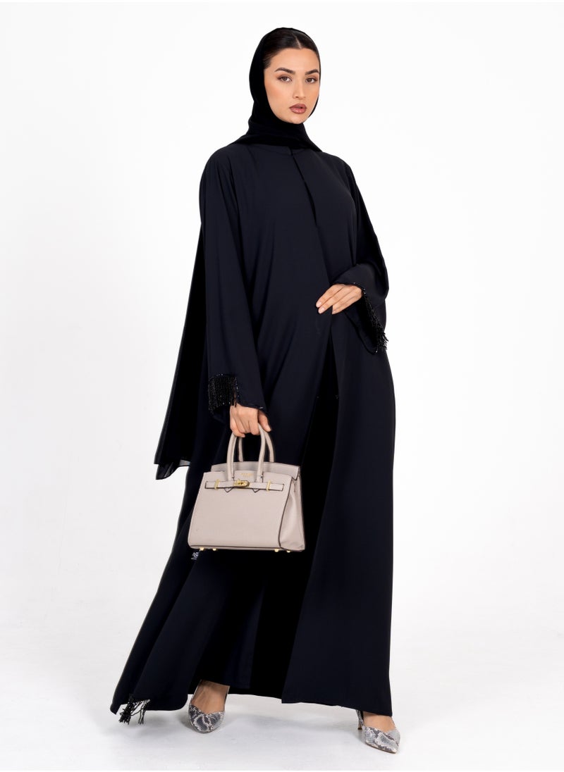 Abaya with Embroidery Stones style
