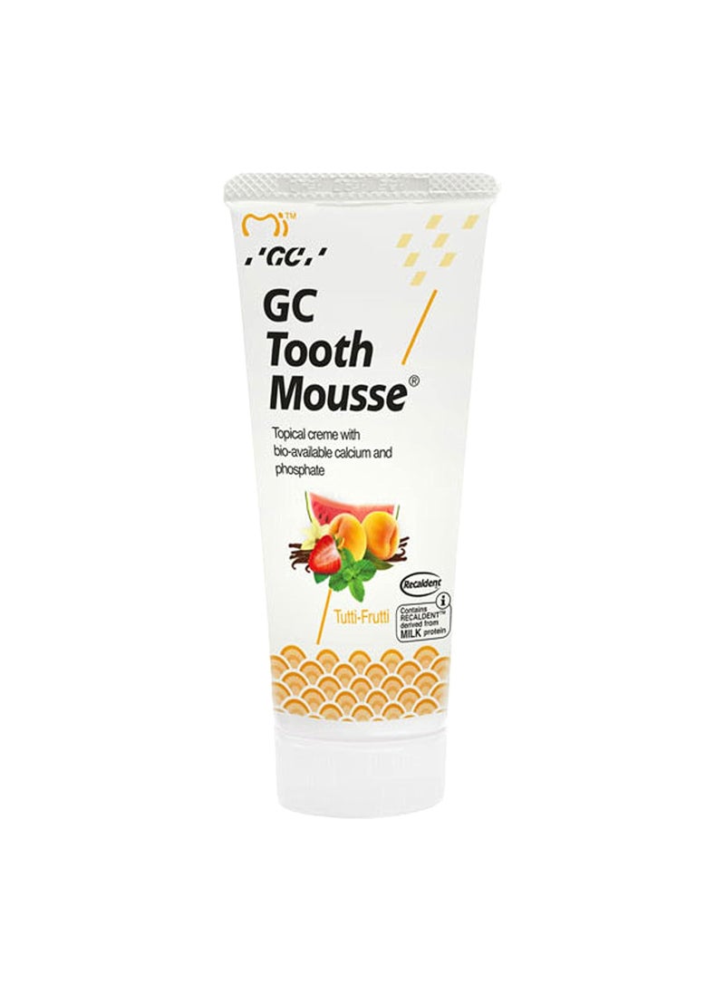 GC Tooth Mousse Toothpaste Tutti-Frutti, Pack of 1 (1 x 40 g)