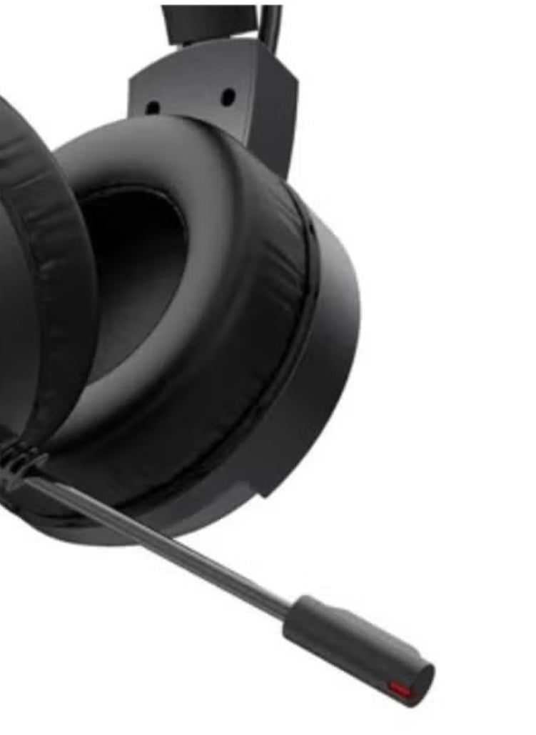 G103 RGB Gaming Headset, LED Backlight, 50mm Drivers, Noise-Cancelling Microphone, USB Connection, Comfortable PU Leather Ear Cushions for PC, PS4, Xbox, and More – Immersive Audio for Gamers