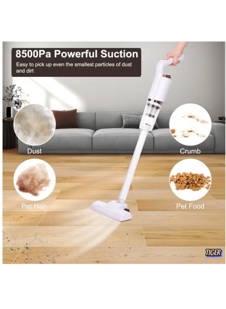 Cordless Hand Vac – Quick Clean Rechargeable Handheld Vacuum Cleaner with Large Dustbowl, Wall-Mountable, Bagless, Lightweight, and Wireless Design – Ideal for Home, Car, and Quick Cleanups – Efficient Charging, Perfect for Daily Use