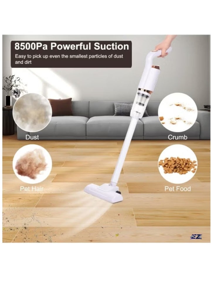 Cordless Hand Vac | Quick Clean Rechargeable Handheld Vacuum with Large Dustbowl, Wall Mountable, Bagless, Lightweight Wireless Design – Perfect for Fast Cleaning, Home & Car Use