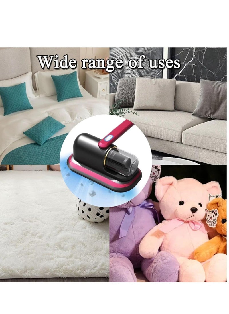 Bed Vacuum Cleaner Upgraded Cordless UV Vacuum Cleaner, Handheld deep Mattress Vacuum Cleaner, Effectively Cleans Bedding, Sofas, Carpets and Other Fabric Surfaces