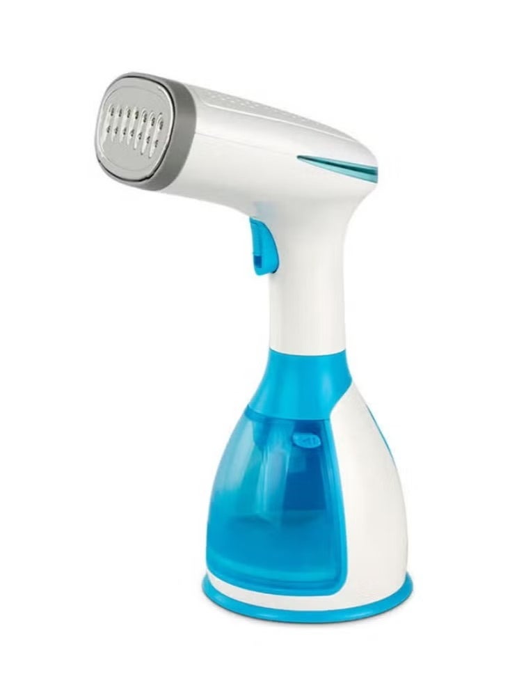 Mini Handheld Portable Garment Steamer 1500W CU-141 – White/Blue, Compact & Powerful Fabric Steamer, Quick Heat-Up, Ideal for Clothes, Curtains, and Upholstery, Easy-to-Use Travel-Friendly Design