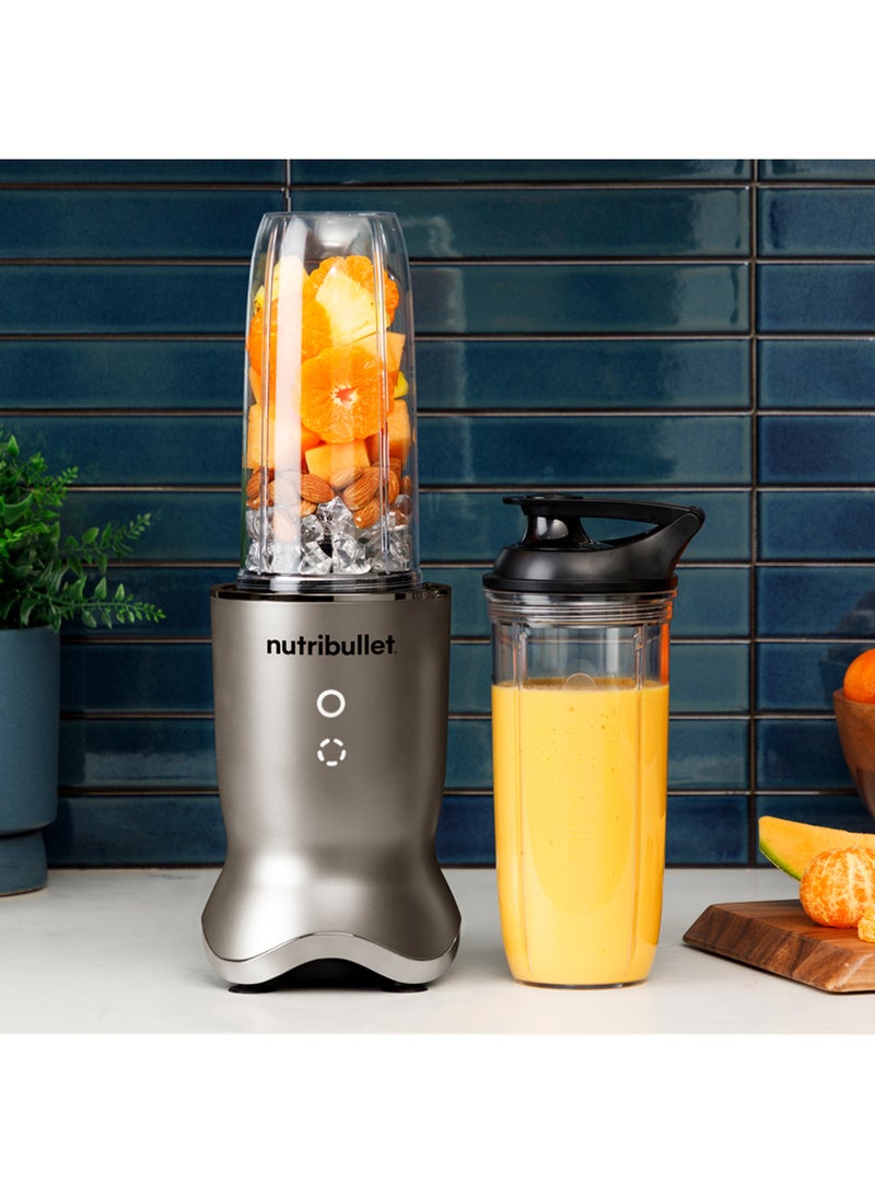 Ultra 1200W High-Speed Blender, Multi-Functional, Quiet Motor, Tritan™ Renew Cups, Rapid Extractor Blades, BPA-Free, Shatter-Resistant, Glow Interface, NBU-500SS, SS , 1-Year Warranty 900 ml 1200 W NB-500 Stainless Steel