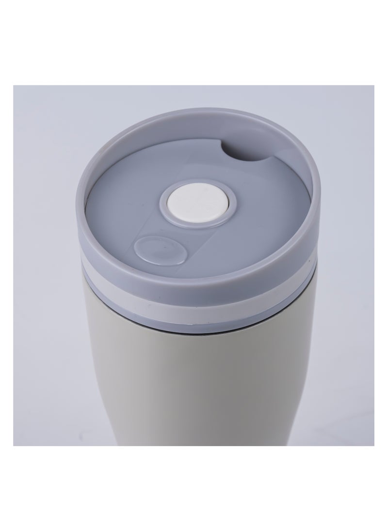 Insulated Stainless Steel Vacuum Mug, 360ml - Beige