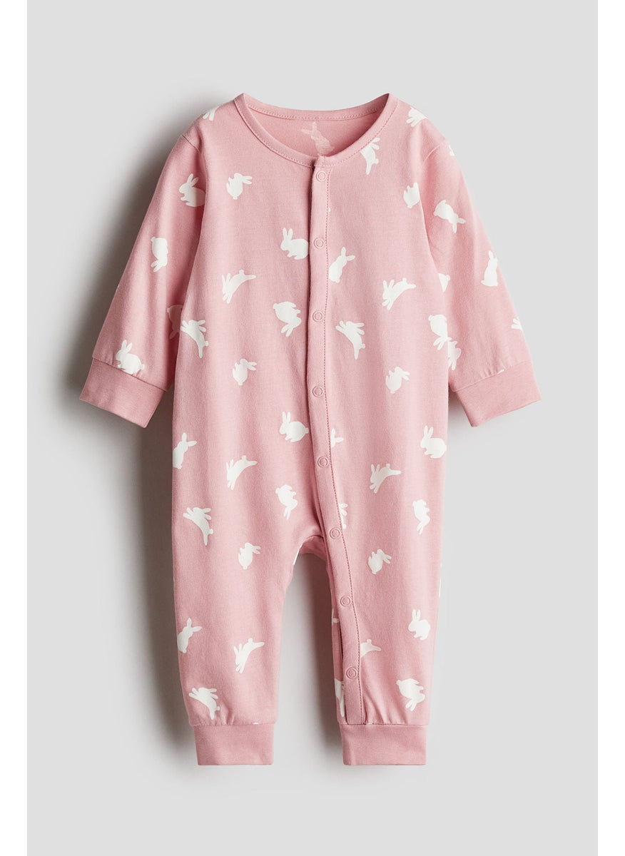 Printed Cotton Sleepsuit