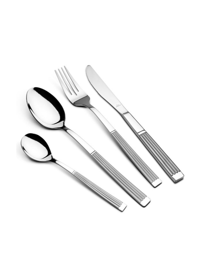 Arshia Cutlery Set 86pcs Silver