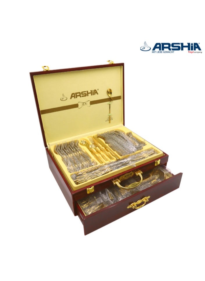 Arshia Cutlery Set 86pcs Silver