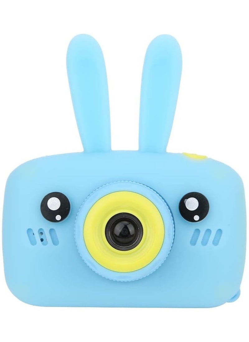 Cartoon Digital Camera, Baby Mini Camera, USB Charging Multi Photo Sticker Mode Lightweight for Friends for Travel(X500 Rabbit)