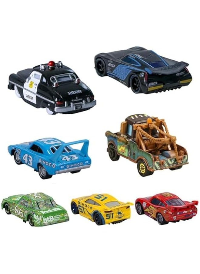 Movie Cars Toys 2 3 Cruz Sheriff The King Jackson Mater Metal Diecast Car Toy 7Pcs Set Kids Boy