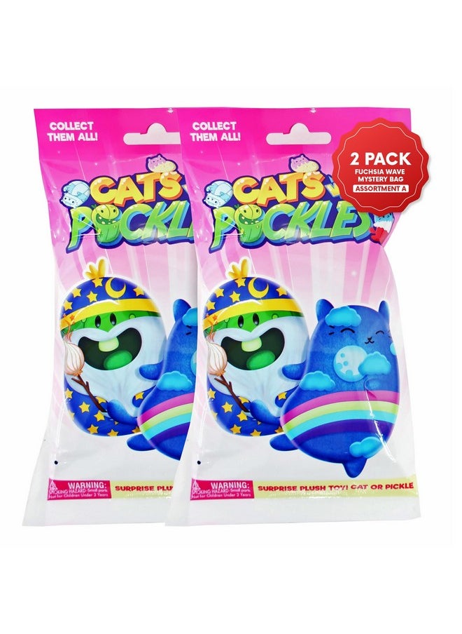 2Pk Mystery Bags Bean Filled Plushies | Stocking Stuffers | Blind Bags For Girls And For Boys | Surprise Bean Collectibles | Sensory Friendly Mystery Bag For Kids & Adults | 2-Pack