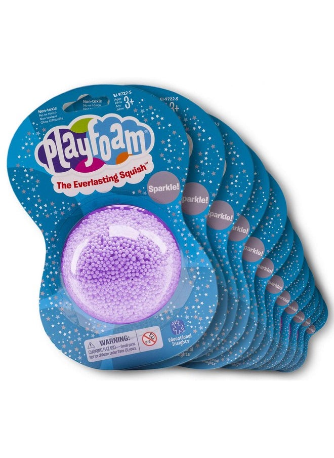 Educational Insights Playfoam Sparkle Jumbo Pod, Set of 12, Fidget, Sensory Toy, Ages 3+