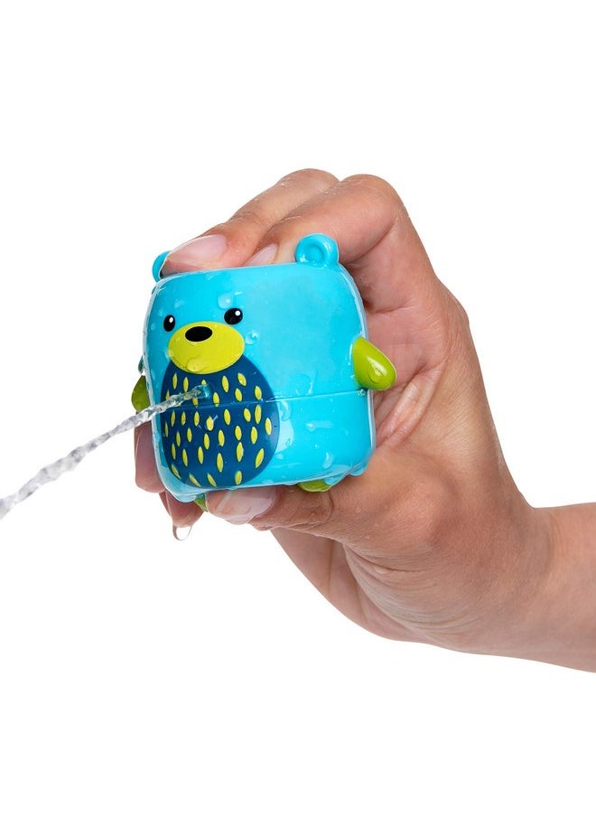 Nuby Silly Squirts Bath Toys, Easy to Clean Children's Toy, Robot and Penguin, 2 Count