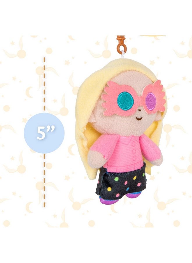 Harry Potter Luna Lovegood Plush Clip On Sensory Toys for Toddlers 1-3, Halloween Baby Toys & Learning Toys for Kids, Soft Plushie Baby Halloween Toys