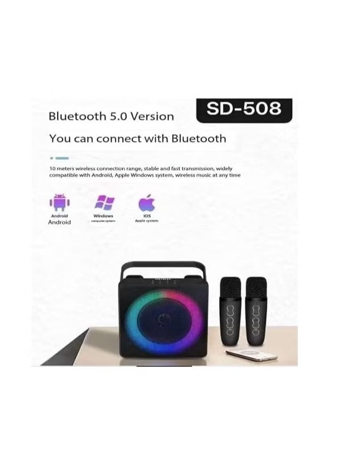 200W High Power Bluetooth Portable Sound Speaker – Wireless Stereo, Deep Bass, Enhanced Audio Quality, Loud Outdoor Speaker with Long Battery Life, Waterproof, Ideal for Parties, Beach, and Travel – Compact, Easy to Carry, Perfect for Home and Outdoors