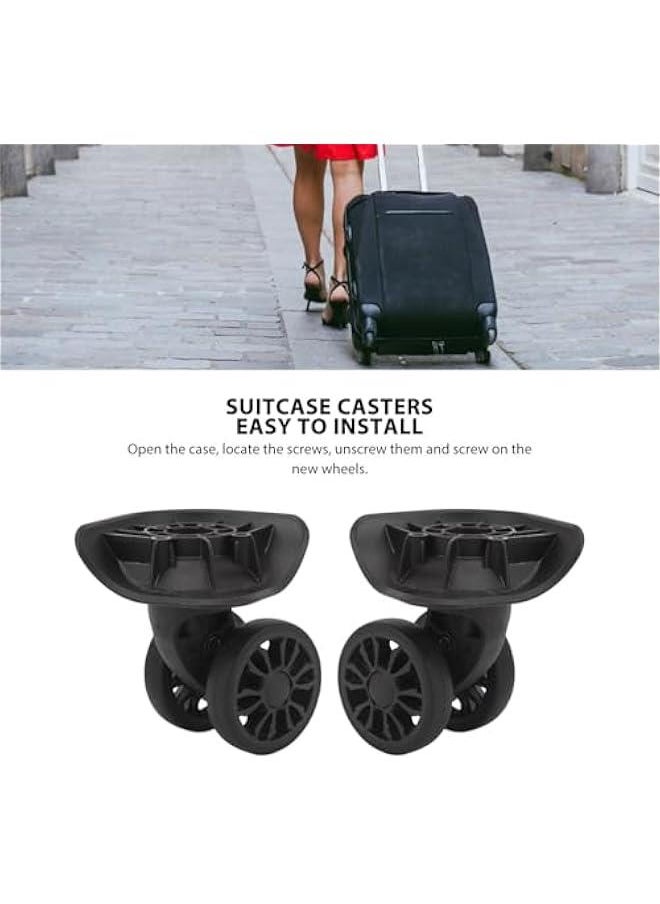 2pcs Suitcase Replacement Wheels, Replacement Wheel for Repairing, Easy to Install Universal Suitcase Caster, Suitcase Spare Wheels