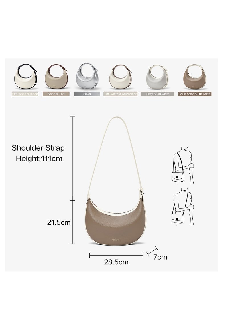 Bostanten Famous 3-in-1 MOON BAG - Best Seller! Mud Color With Off White