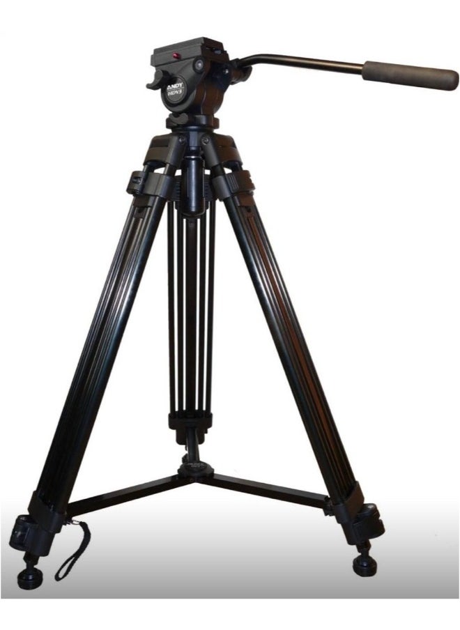 VCT-5208 Portable Tripod Stand With Remote Shutter Black