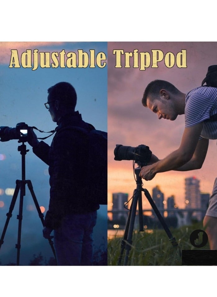 Lightweight and Versatile Tripod with Mobile Clip and Carry Bag – Perfect for Vlogging, Travel, Live Streaming, and Smartphone Photography