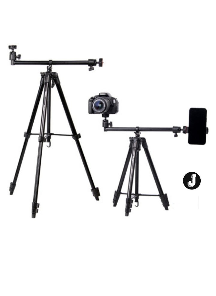 Versatile 2-in-1 Overhead & Vlogging Tripod for Pro-Level Content Creation