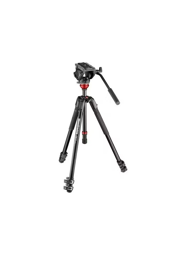 500 Fluid Video Head with 190X Video Aluminum Tripod & Leveling Column Kit -MVK500190XV