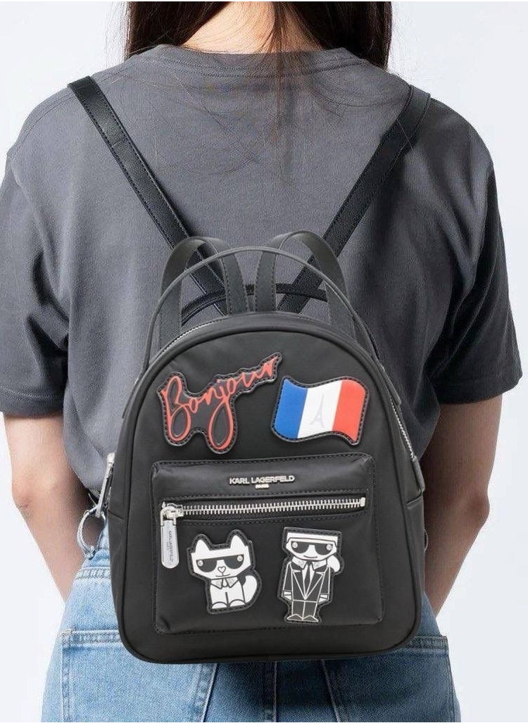 Karl Lagerfeld Amour Patch Small Backpack