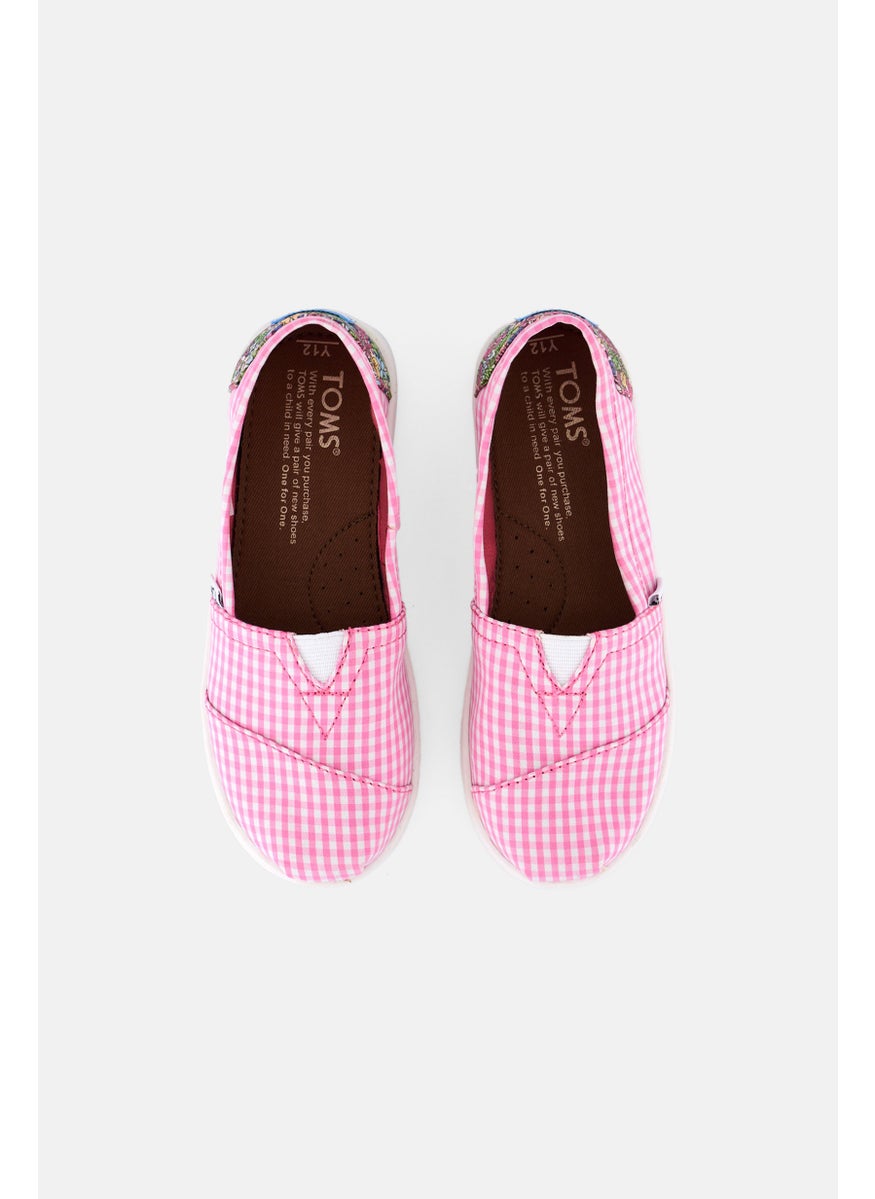Kids Girl Slip On Casual Shoes, Pink