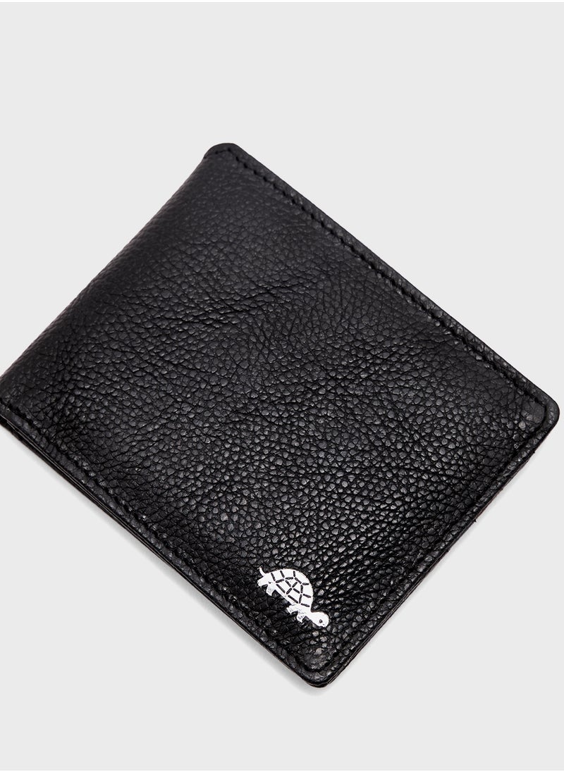 Genuine Leather Casual Bi-Fold Wallet