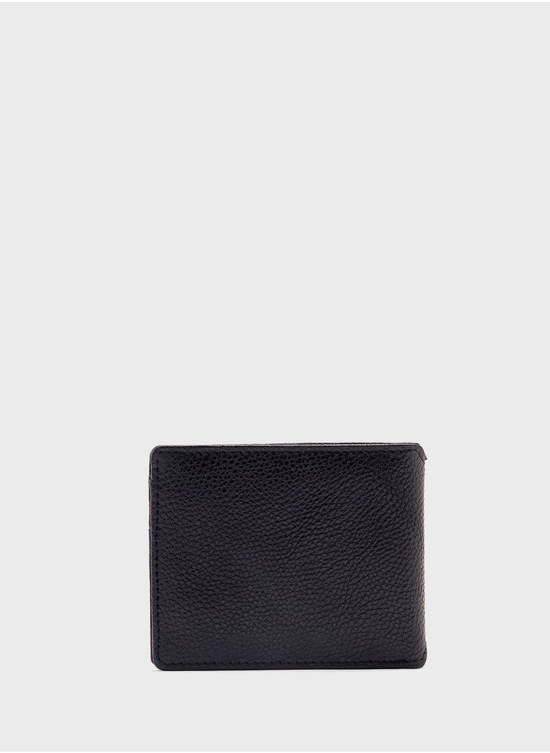 Genuine Leather Casual Bi-Fold Wallet