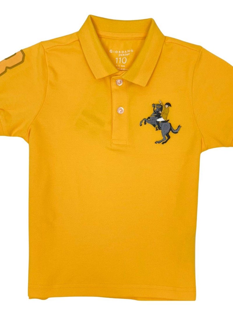 Kids' Embroidered Napoleon Polo