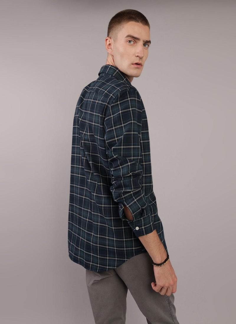 AE Plaid Slim Fit Everyday Button-Up Shirt