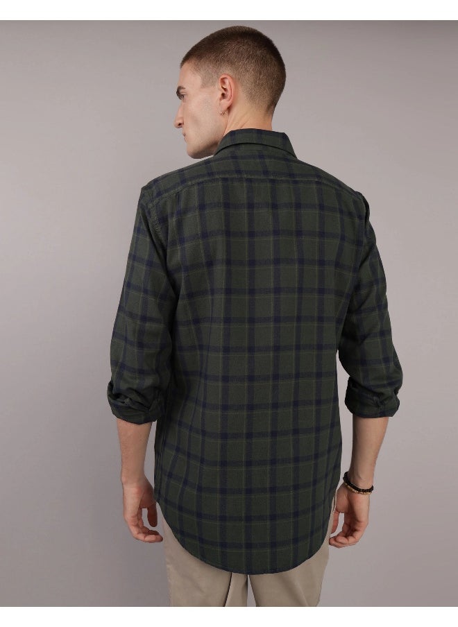 AE Plaid Slim Fit Everyday Button-Up Shirt