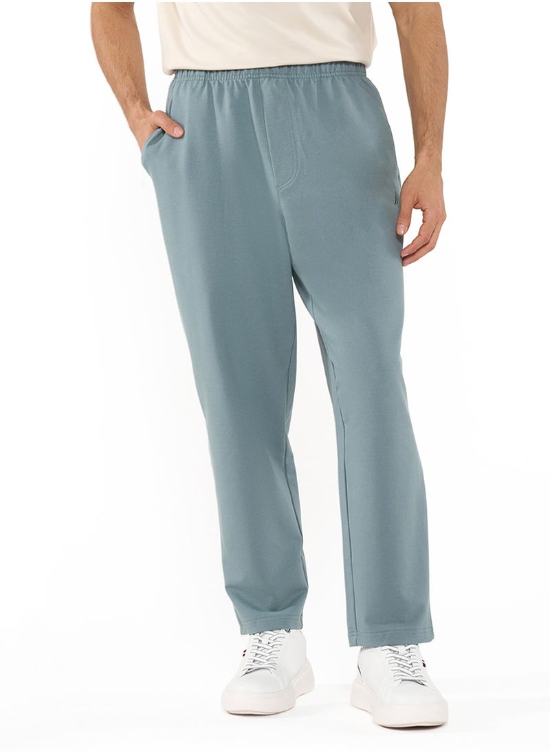 Essential Regular Fit Cotton Blend Elasticated Pants