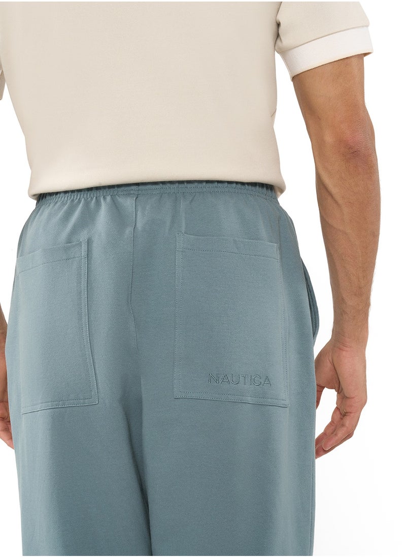 Essential Regular Fit Cotton Blend Elasticated Pants