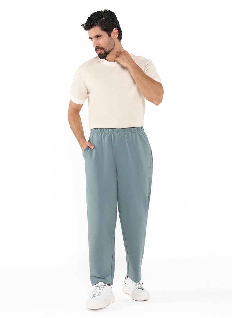 Essential Regular Fit Cotton Blend Elasticated Pants