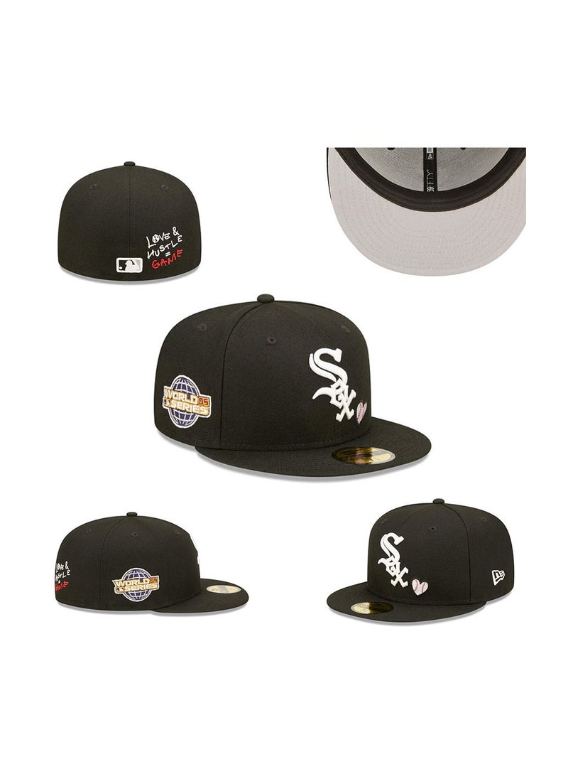 NEW ERA 3D Embroidered Fitted Baseball Team Cap with Closed Back for Sun Protection