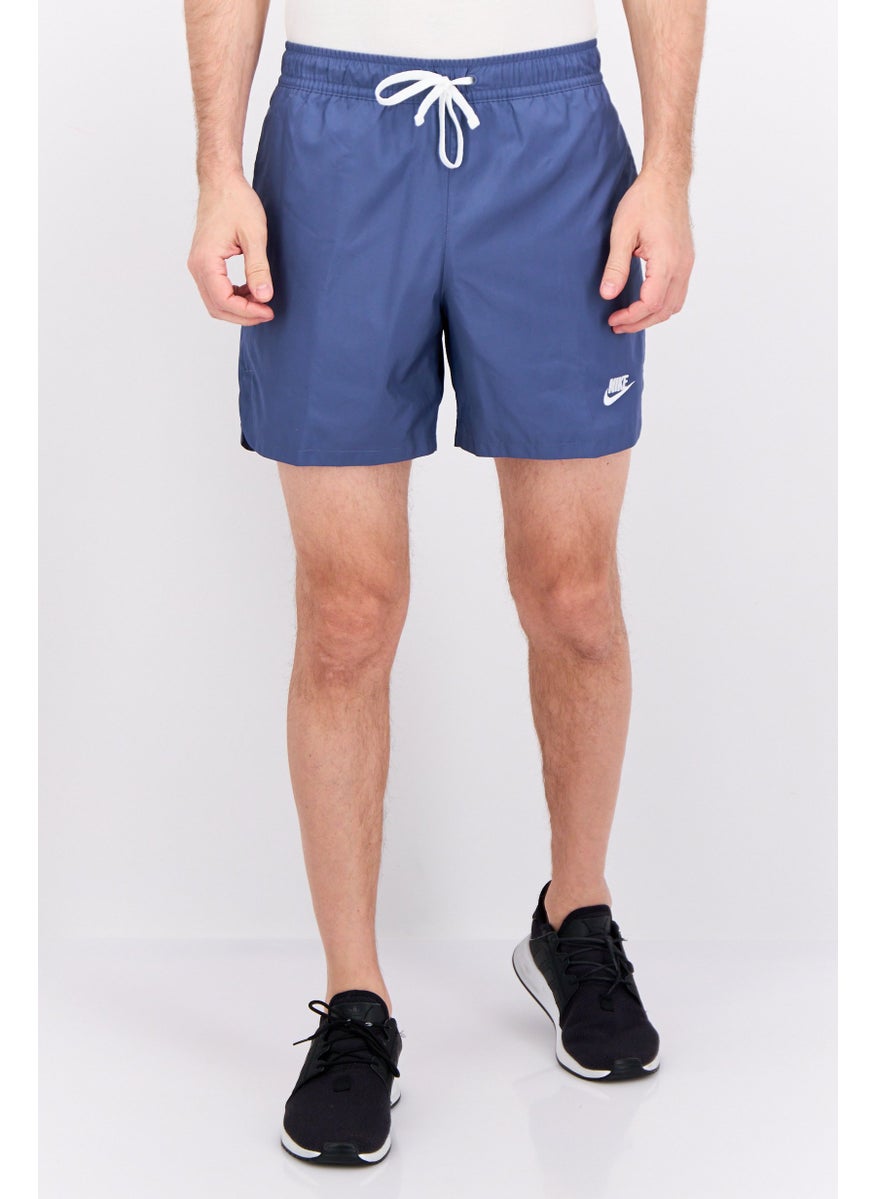 Men Standard Fit Outdoor Shorts, Slate Blue