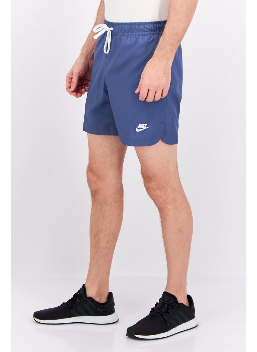 Men Standard Fit Outdoor Shorts, Slate Blue