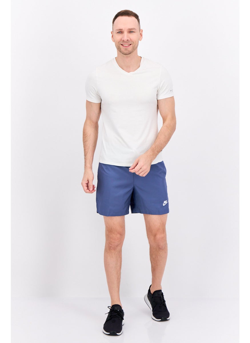 Men Standard Fit Outdoor Shorts, Slate Blue