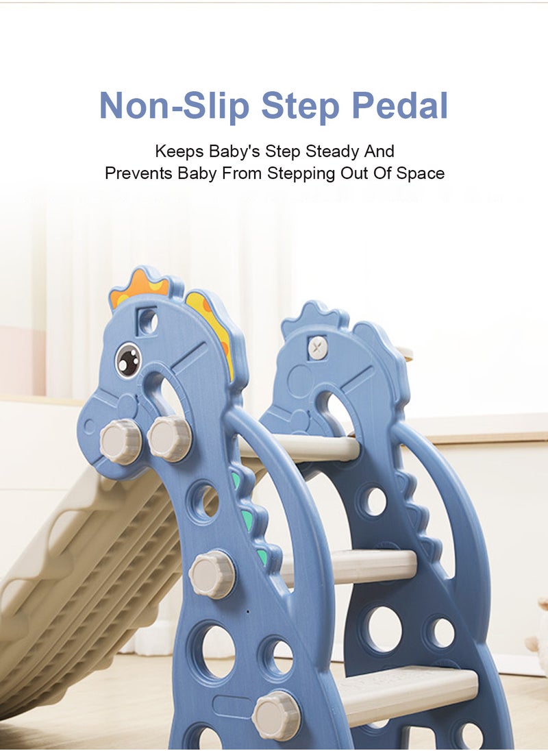 Kids folding slide Indoor Household Small Kids Slide for Toddlers baby multifunctional climbing slide combination game home indoor and outdoor Toddler Slide Basketball Hoop