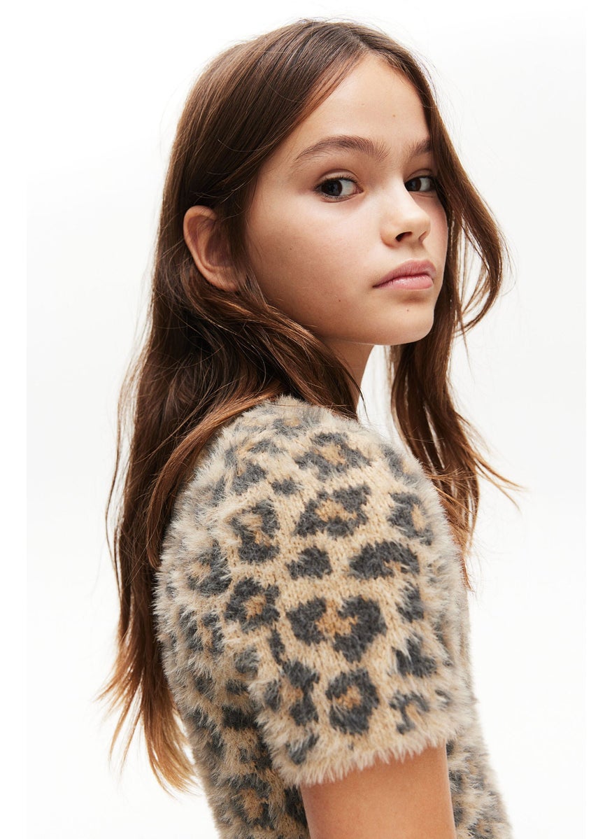 Fluffy-Knit Top